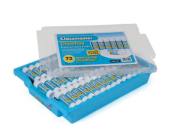 Classmaster Gluestick 20g in Gratnells Tray 